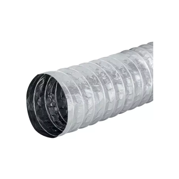Aluminium Ø 125 mm ongeisoleerd flexibele slang - 10 m