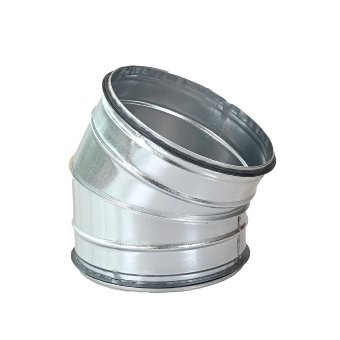Spiro Bocht 30° Ø 250 mm. SAFE (met rubber) Segment