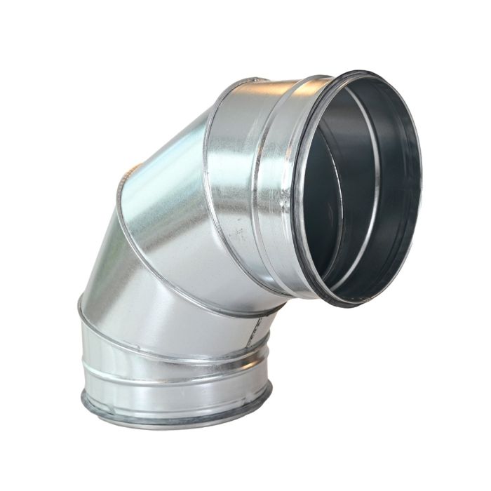 Spiro Bocht 90° Ø 355 mm. SAFE (met rubber) Segment
