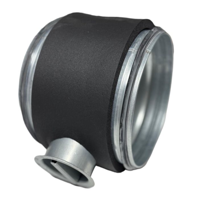 Climaduct 13mm regelklep diameter 224 mm geisoleerd