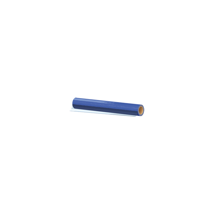 Beschermfolie/glasfolie blauw breed 50cm (100mtr)