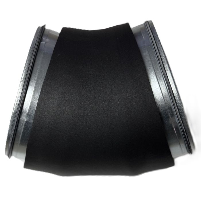 Climaduct 13mm bocht diameter 400 45 graden geisoleerd
