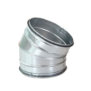Spiro Bocht 30° Ø 900 mm. SAFE (met rubber) Segment