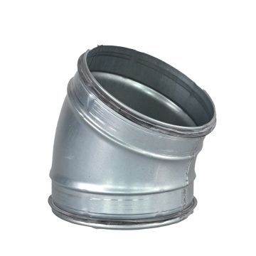 Spiro Bocht 30° Ø 150 mm. SAFE (met rubber)