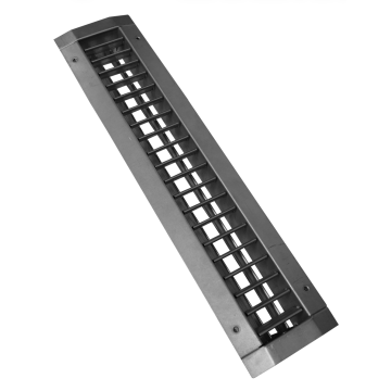 Kanaalrooster dubbel instelbaar 625x225mm voor toe-en afvoer