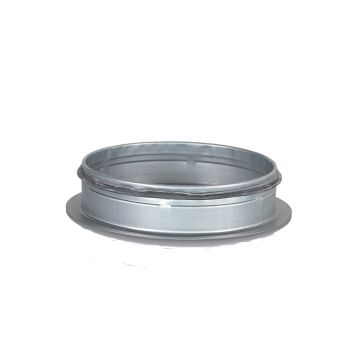 Spiro Platte Aftakking 90° Ø 180 mm. SAFE (met rubber)