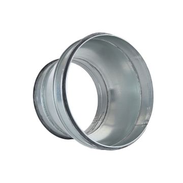 Spiro Verloopstuk Ø 315-080 mm. SAFE (met rubber)