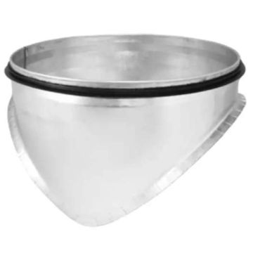 Spiro Zadelstuk 90° Ø 800-710 mm. SAFE (met rubber)